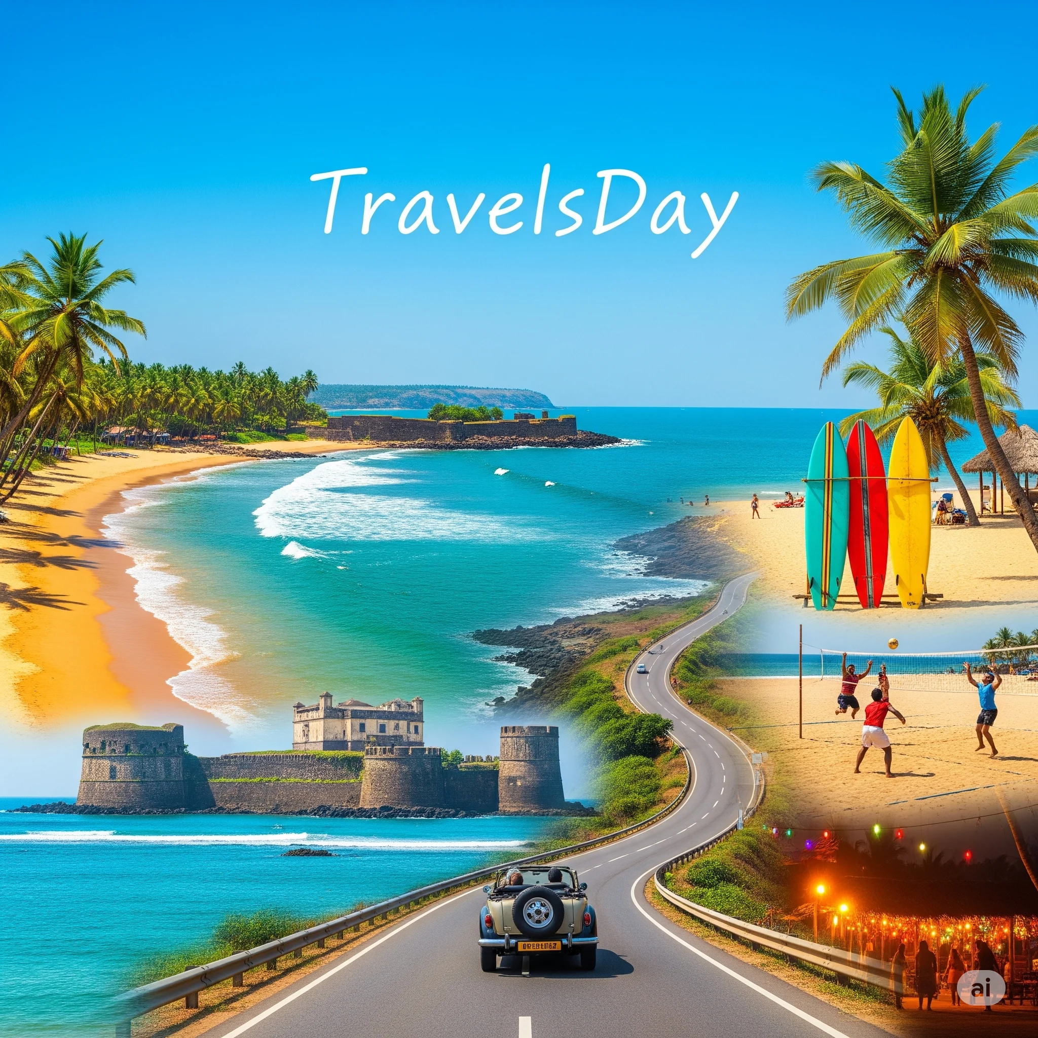 Alibaug Beach and Fort sightseeing tour from Pune